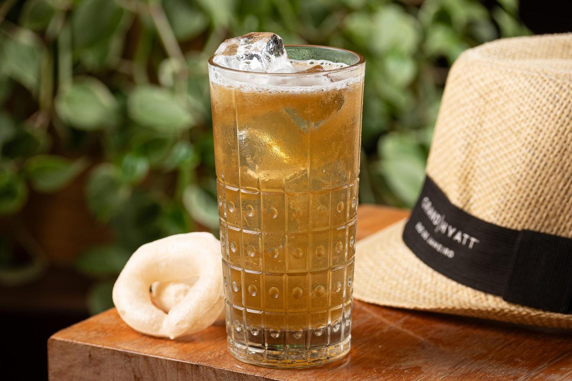 Hotel Grand Hyatt Río de Janeiro Exterior foto A glass of iced tea